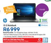 HP 15 i3 Notebook