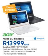Acer Aspire S13 Notebook-On 5GB Data price Plan