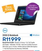 Dell 3558 i5 Notebook