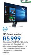 Dell 27" Curved Monitor