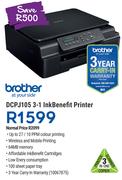 Brother DCPJ105 3-1 Ink Benefit Printer