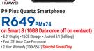 Huawei P9 Plus Quartz Smartphone-On Smart S