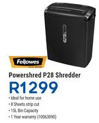 Fellowes Powershred P28 Shredder