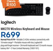 Logitech MK270 Wireless Keyboard And Mouse