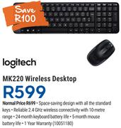 Logitech MK220 Wireless Desktop