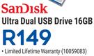 SanDisk 16GB Ultra Dual USB Drive