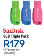 SanDisk 8GB Triple Pack