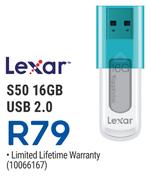 Lexar S50 16GB USB 2.0