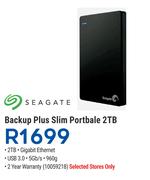 Seagate Backup Plus Slim Portable 2TB