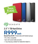Seagate 2.5" 1TB Hard Drive-Each