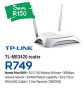TP-Link TL-MR3420 Router