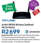 TP-Link Archer MR200 Wireless Dualband 4G/LTE Router