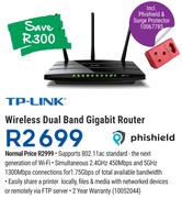 TP-Link Wireless Dual Band Gigabit Router