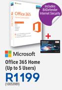 Microsoft Office 365 Home Up To 5 Users