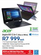 Acer Aspire R11 2 In 1 (Blue Or White)-On 2GB Data Price Plan