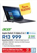 Acer Aspire Switch 12 Alpha 2 In 1-On 5GB Data Price Plan
