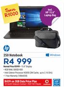 HP 250 Notebook-On 3GB Data Price Plan