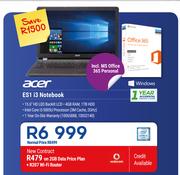 Acer ES1 i3 Notebook-On 2GB Data Price Plan