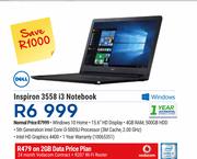 Dell Inspiron 3558 i3 Notebook-On 2GB Data Price Plan