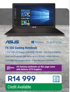 Asus FX550 Gaming Notebook