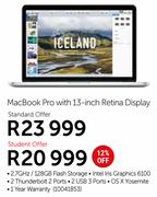 Apple MacBook Pro With 13" Retina Display