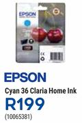 Epson Cyan 36 Claria Home Ink