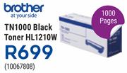 Brother TN1000 Black Toner HL1210W