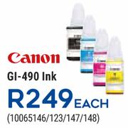 Canon GI-490 Ink-Each