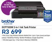 Brother DCPT500W 3-In-1 Ink Tank Printer