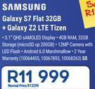 Samsung Galaxy S7 Flat 32GB+ Galaxy Z2 LTE Tizen