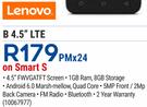 Lenovo B 4.5" LTE-On Smart S