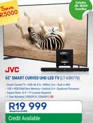 JVC 65" UHD Smart Curved LED TV LT-65N776