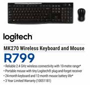 Logitech MK270 Wireless Keyboard And Mouse