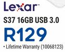 Lexar S37 16GB USB 3.0