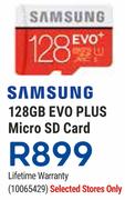 Samsung 128GB Evo Plus Micro SD Card