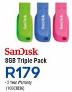 SanDisk 8GB Triple Pack