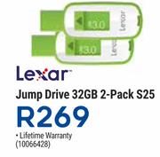 Lexar 32GB Jump Drive 2 Pack S25