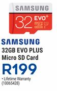 Samsung 32GB Evo Plus Micro SD Card