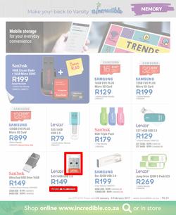 Incredible Connection : Back to Varsity (22 Jan - 5 Feb 2017), page 31