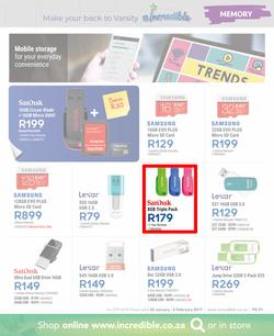 Incredible Connection : Back to Varsity (22 Jan - 5 Feb 2017), page 31