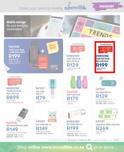 Incredible Connection : Back to Varsity (22 Jan - 5 Feb 2017), page 31