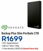 Seagate Backup Plus Slim Portable 2TB