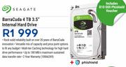 Seagate BarraCuda 4TB 3.5" Internal Hard Drive