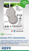 Seagate BarraCuda 1TB 2.5" Internal Hard Drive