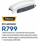 Fellowes A4 Laminator