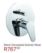 Miami Concealed Diverter Mixer
