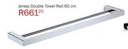 Jersey Double Towel Rail 60cm