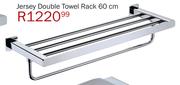 Jersey Double Towel Rack 60cm