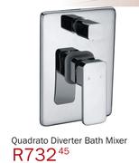 Quadrato Diverter Bath Mixer