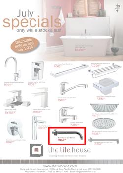 The Tile House : July Specials (1 Jul - 31 Jul 2014), page 1